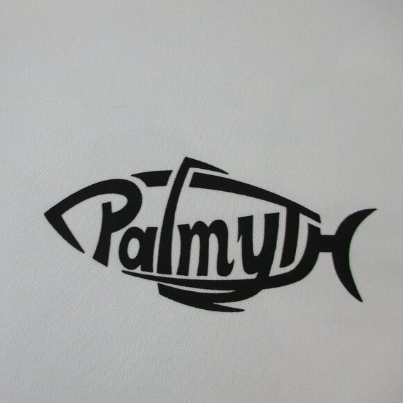 Palmyth Shirt Mens Extra Large Blue White Performance Fishing Long Sleeve UPF - Picture 5 of 11